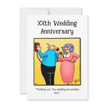 funny anniversary party invitation