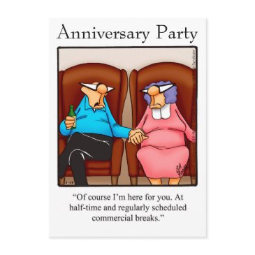 funny anniversary party invitation "spectickles"