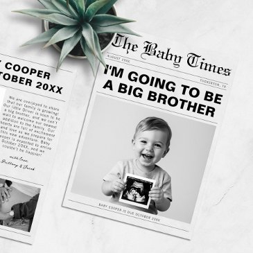 funny big brother newspaper pregnancy announcement