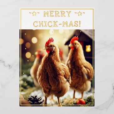 funny christmas quote cute fun chicks photography foil holiday postinvitations