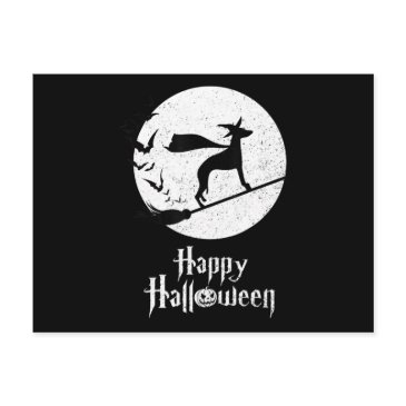 funny halloween costume witch whippet dog lover gi announcement postinvitations