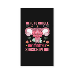 Small Funny Hysterectomy Surgery Recovery Uterus Removal Business Invitations Front View