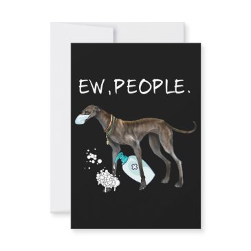 funny italian greyhound ew people dog lover invitation