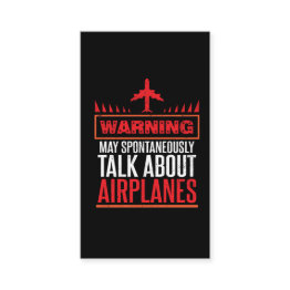 Small Funny Pilot And Aircraft Gifts Business Invitations Front View