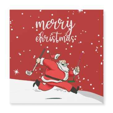 funny santa claus golf gift for merry christmas