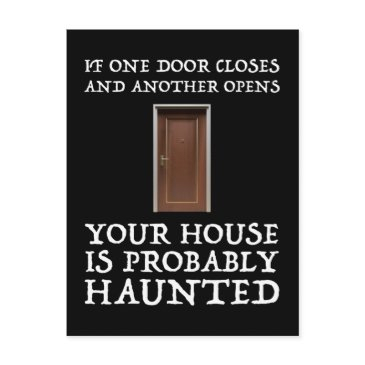 funny saying ghost hunter postinvitations