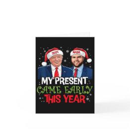 Small Funny Trump Christmas Came Early This Year 2024 1 Invitations Front View