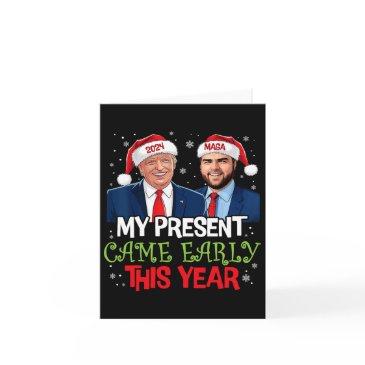 funny trump christmas came early this year 2024 1 invitations
