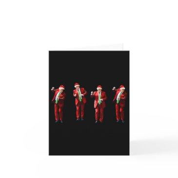 funny trump dance santa claus christmas xmas pajam invitations