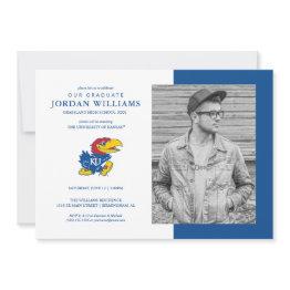 Small Future Kansas Jayhawks Graduate Announcement Front View