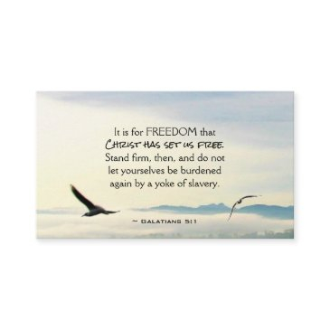galatians 5:1 for freedom christ has set us free business invitations