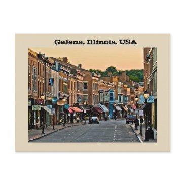galena, illinois, usa postinvitations