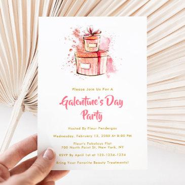galentine's day, valentine's day party invitation