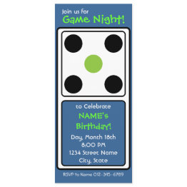 Small Game Night! Invitation Front View