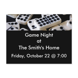 Small Game Night Invitation Postinvitations Front View