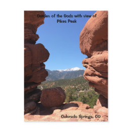 Small Garden Of The Gods Colorado Springs Postinvitations Front View