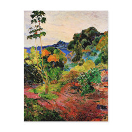 Small Gauguin - Martinique Landscape Postinvitations Front View