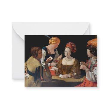 georges de la tour - cheat with ace of diamonds note invitations