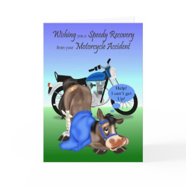 get well, motorcycle accident invitations