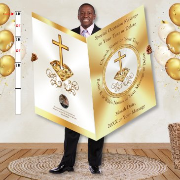 giant, pastor or pastor wife appreciation invitations, invitations