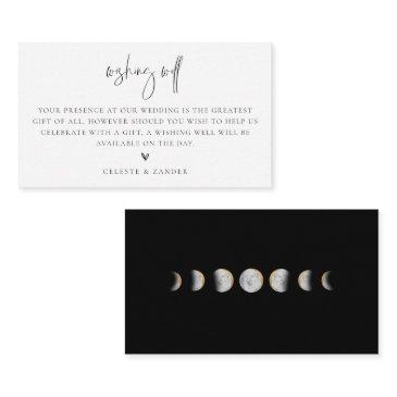 gilded moon phases wedding wishing well enclosure