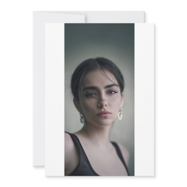 girl with nose pierced invitation