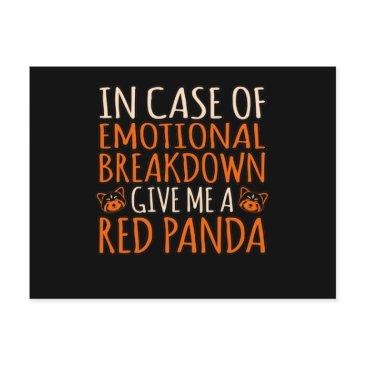give me a red panda cute pet animal pandas lover g announcement postinvitations