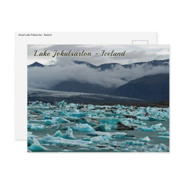 glacial lake jokulsarlon - iceland postinvitations
