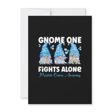 gnome one fights alone light blue prostate cancer invitation