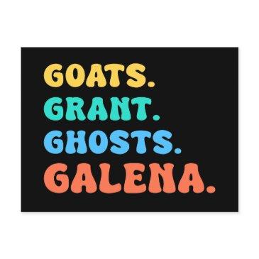 goats grant ghosts galena illinois holiday postinvitations