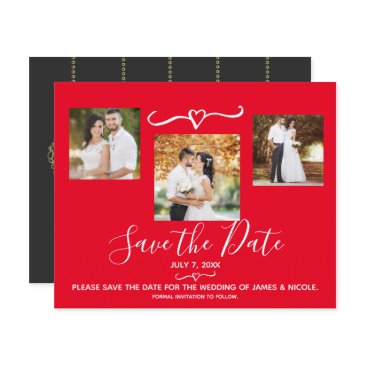 gold ornaments holiday photo wedding save the date