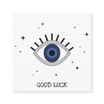 good luck blue eye talisman greek tradition enclosure invitations