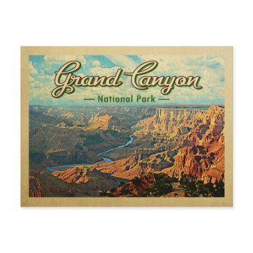 grand canyon national park vintage travel postinvitations