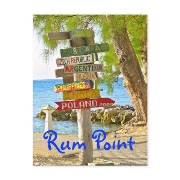 grand cayman island, rum point, postinvitations