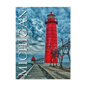 grand haven lighthouse | michigan postinvitations