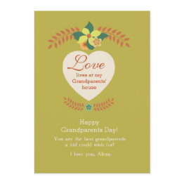 Small Grandparents Are Special Grandparents Day Invitations Front View