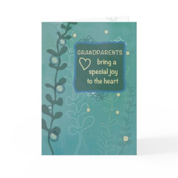 grandparents day birthday green hand drawn look invitations