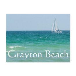 Small Grayton Beach Postinvitations Front View