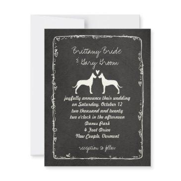 great danes wedding announcement