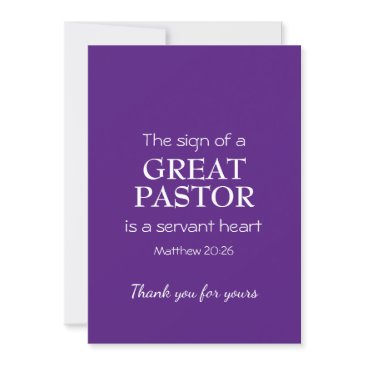 great pastor | servant heart modern | thank you
