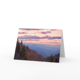 Small Great Smoky Mountain National Park Invitations Front View