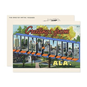 greetings from huntsville, al postinvitations
