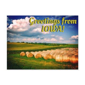 "greetings from iowa" beautiful postinvitations