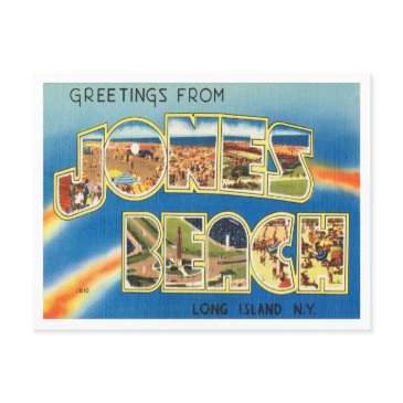 greetings from jones beach, long island, new york postinvitations