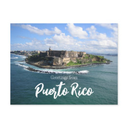 Small Greetings From Puerto Rico Postinvitations Front View