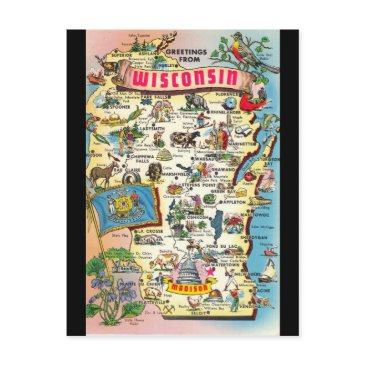 greetings from wisconsin postinvitations