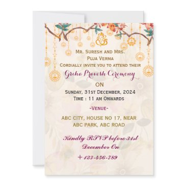 griha pravesh invitations