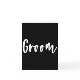 Small Groom - Bachelor Party Getting Ready Wedding Day 1 Invitations Front View
