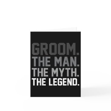 groom the man the myth the legend funny wedding invitations