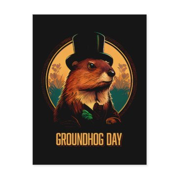 groundhog day postinvitations